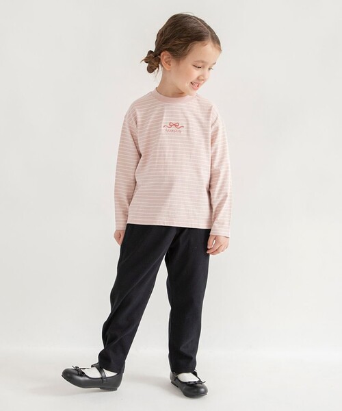 BRANSHES（ブランシェス）の「【ブランシェスmini】アソート長袖Tシャツ（Tシャツ/カットソー・キッズ・イエロー/カラフル/ピンク/サックスブルー/アイボリー・130/80/90/100/120/110）」の21枚目の写真