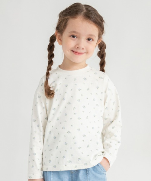 BRANSHES（ブランシェス）の「【ブランシェスmini】アソート長袖Tシャツ（Tシャツ/カットソー・キッズ・イエロー/カラフル/ピンク/サックスブルー/アイボリー・130/80/90/100/120/110）」の5枚目の写真