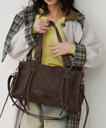 Unitage | クロスデザインボストンバッグ【select item】(ボストンバッグ)