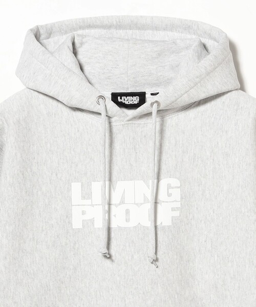 BEAMS T(ビームスティー)の「Living Proof Magazine / LOGO HOODIE(スウェット・メンズ・ブラック/ライトグレー・XL/M/L)」の4枚目の写真