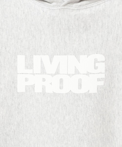 BEAMS T(ビームスティー)の「Living Proof Magazine / LOGO HOODIE(スウェット・メンズ・ブラック/ライトグレー・XL/M/L)」の5枚目の写真