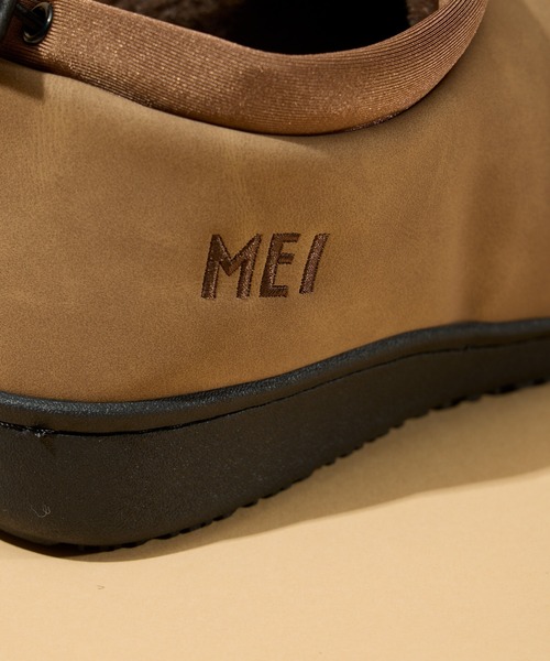 MEI（メイ）の「【 MEI / メイ 】ヌバックライクモックシューズ（スリッポン・メンズ・ブラウン/キャメル/ブラック・S/M/L）」の8枚目の写真