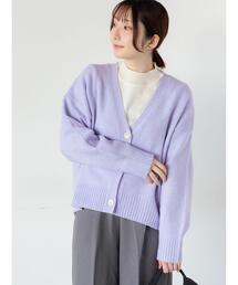 Te chichi TERRASSE | 起毛ジャカードVネックショートカーディガン(カーディガン/ボレロ)