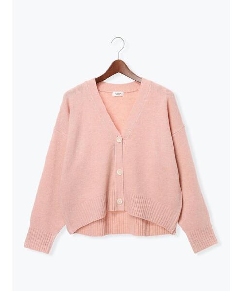 Te chichi TERRASSE（テチチテラス）の「起毛ジャカードVネックショートカーディガン（カーディガン/ボレロ・レディース・サックスブルー/グレー/ピンク/パープル・F）」の21枚目の写真