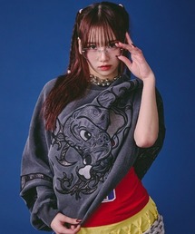 A'GEM/9 × .kom 『GALFY/ガルフィー』汚れ部族ワッフルロングTシャツ