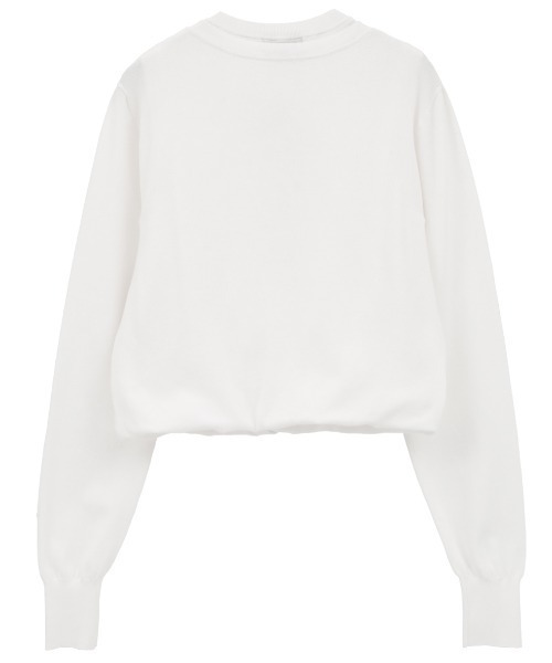 CLANE(クラネ)の「CLANE/クラネ/W LAYERED KNIT CARDIGAN(カーディガン/ボレロ・レディース・ピンク/ホワイト・1)」の3枚目の写真
