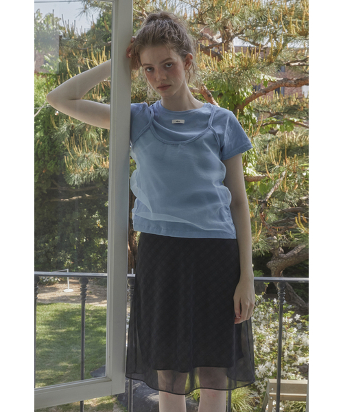 LETERIE（レテリー）の「CHECK MIDE SKIRT_NAVY（スカート・レディース・ネイビー・FREE）」の3枚目の写真