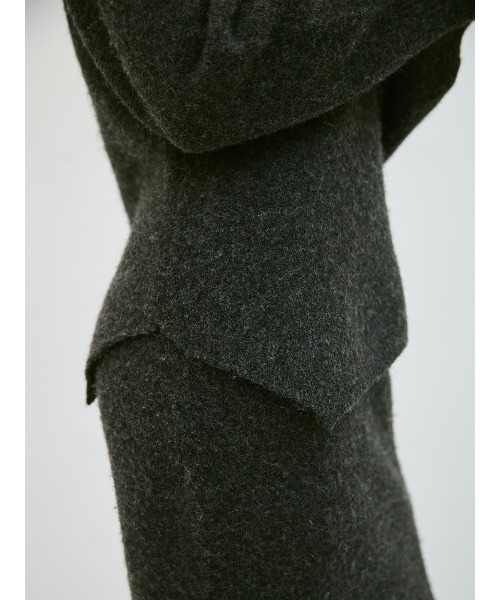 EIMY ISTOIRE（エイミーイストワール）の「ワンショルトップスマーメイドスカートニットセット（セットアップ・レディース・グレー/オフホワイト/ミント/ライトピンク・F）」の18枚目の写真