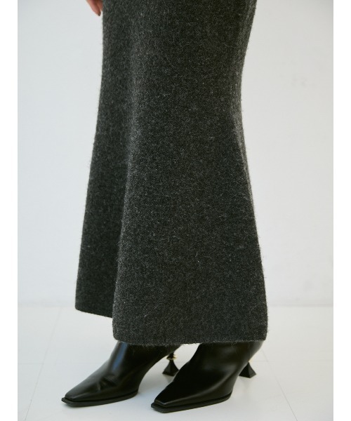 EIMY ISTOIRE（エイミーイストワール）の「ワンショルトップスマーメイドスカートニットセット（セットアップ・レディース・グレー/オフホワイト/ミント/ライトピンク・F）」の19枚目の写真