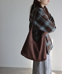 COURO（コウロ）の「ワンハンドルスエードトートバッグ（ショルダーバッグ）」