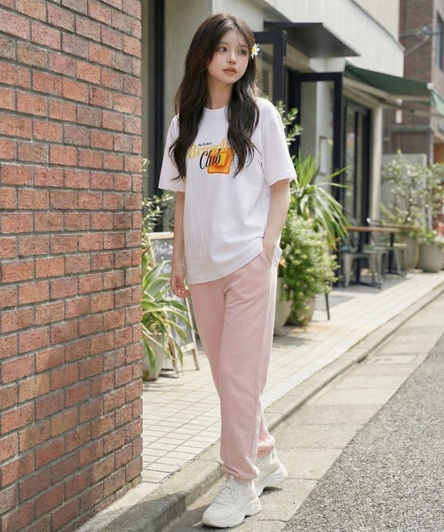 September SEOUL(セプテンバーソウル)の「トーストとバターグラフィックプリントTシャツ(Tシャツ/カットソー・レディース・ホワイト/ブルー・FREE)」の5枚目の写真