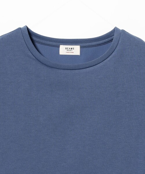 BEAMS HEART(ビームスハート)の「異素材 アシンメトリー プルオーバー(Tシャツ/カットソー・レディース・オフホワイト/チャコールグレー/ブルー・FREE)」の17枚目の写真