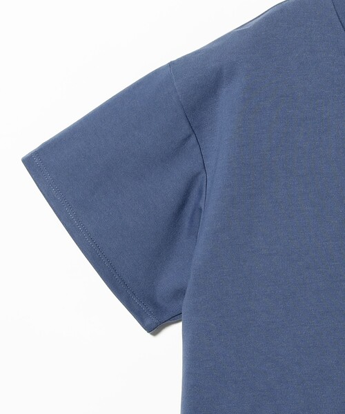 BEAMS HEART(ビームスハート)の「異素材 アシンメトリー プルオーバー(Tシャツ/カットソー・レディース・オフホワイト/チャコールグレー/ブルー・FREE)」の18枚目の写真