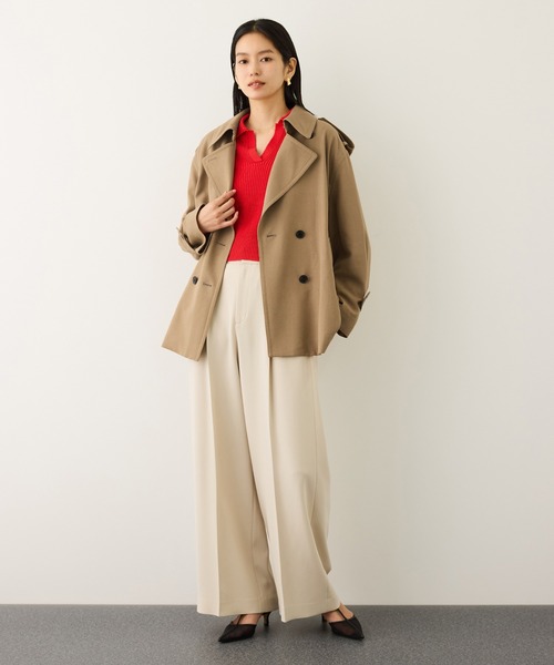 ROPE'(ロペ)の「【MANTECO(マンテコ)】テンセルウールミドル丈トレンチコート(トレンチコート・レディース・ベージュ・FREE)」の19枚目の写真