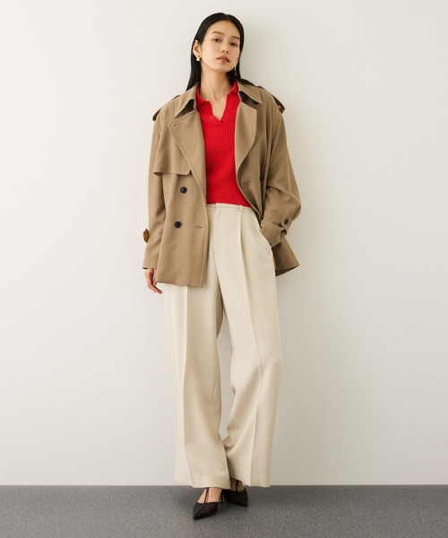 ROPE'(ロペ)の「【MANTECO(マンテコ)】テンセルウールミドル丈トレンチコート(トレンチコート・レディース・ベージュ・FREE)」の20枚目の写真