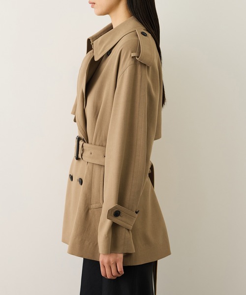ROPE'(ロペ)の「【MANTECO(マンテコ)】テンセルウールミドル丈トレンチコート(トレンチコート・レディース・ベージュ・FREE)」の9枚目の写真