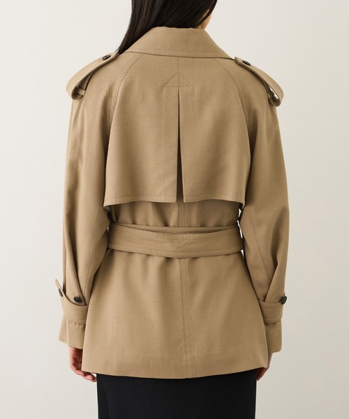 ROPE'(ロペ)の「【MANTECO(マンテコ)】テンセルウールミドル丈トレンチコート(トレンチコート・レディース・ベージュ・FREE)」の10枚目の写真