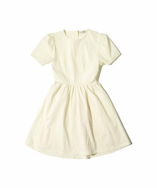 VANONE ATELIER(バノンアトリエ)の「A3455 カットアウトシャーリングワンピース_ペールイエロー(ワンピース・レディース・その他・M/S)」の2枚目の写真