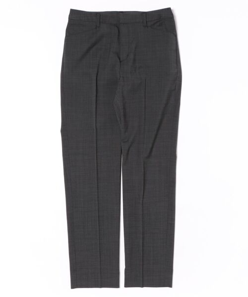 NEWYORKER（ニューヨーカー）の「【ウォッシャブル】ウールピンヘッド テーパードパンツ（スラックス・レディース・ブラウン/ネイビー/ダークグレー・11号/9号）」の12枚目の写真