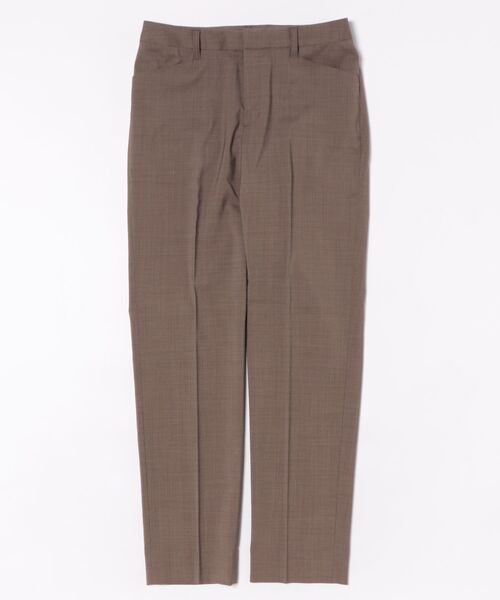 NEWYORKER（ニューヨーカー）の「【ウォッシャブル】ウールピンヘッド テーパードパンツ（スラックス・レディース・ブラウン/ネイビー/ダークグレー・11号/9号）」の15枚目の写真