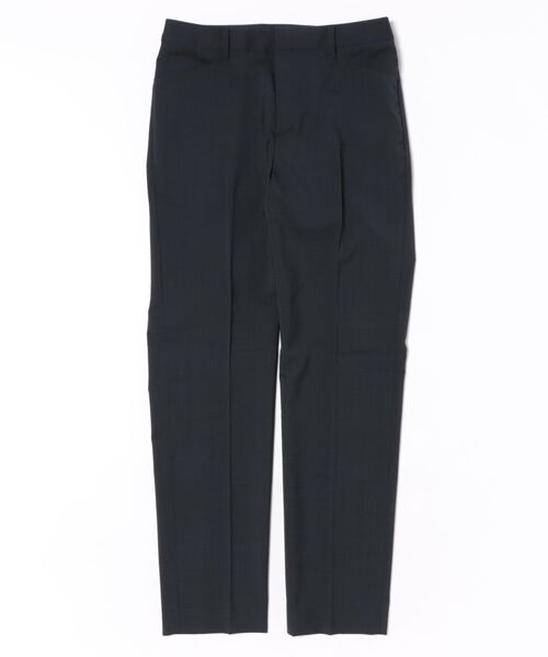 NEWYORKER（ニューヨーカー）の「【ウォッシャブル】ウールピンヘッド テーパードパンツ（スラックス・レディース・ブラウン/ネイビー/ダークグレー・11号/9号）」の9枚目の写真