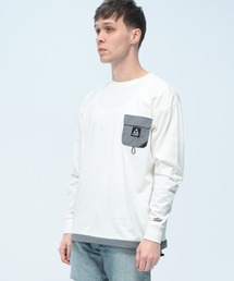 GERRY (ジェリー) ナイロン胸ポケット 長袖 Tシャツ ロンT