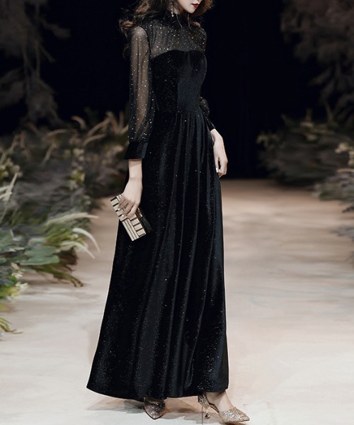 FREE STYLISTS(フリー スタイリスト)の「YUGA_YGMC Beaded see-through flared dress(ドレス・レディース・ブラック・L/S/XL/M)」の5枚目の写真