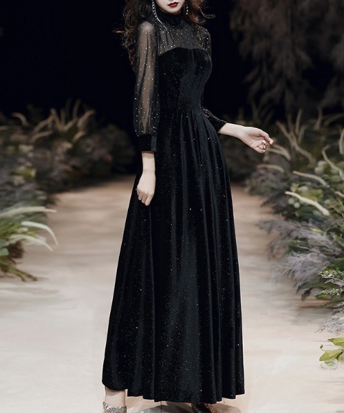 FREE STYLISTS(フリー スタイリスト)の「YUGA_YGMC Beaded see-through flared dress(ドレス・レディース・ブラック・L/S/XL/M)」の12枚目の写真