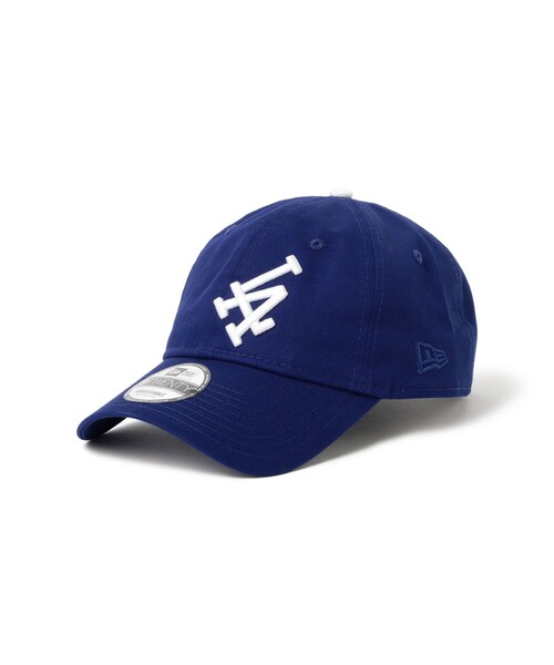 NEW ERA(ニューエラ)の「【別注】NEW ERA / 9TWENTY Slanting Logo Cap(キャップ・メンズ・ブラック/ブルー・ONE SIZE)」の2枚目の写真