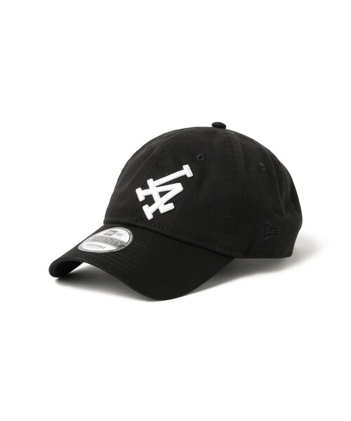 NEW ERA(ニューエラ)の「【別注】NEW ERA / 9TWENTY Slanting Logo Cap(キャップ・メンズ・ブラック/ブルー・ONE SIZE)」の1枚目の写真