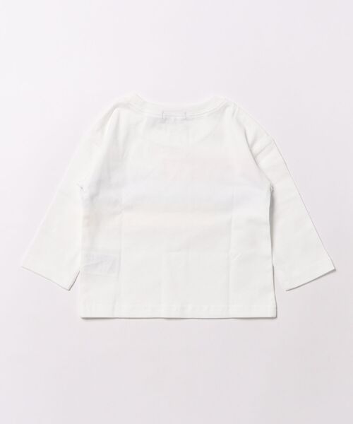 Moujonjon（ムージョンジョン）の「ギンガムチェック配色長袖Tシャツ（Tシャツ/カットソー・キッズ・ネイビー/ホワイト・140/130/120/110/100/90/80）」の13枚目の写真