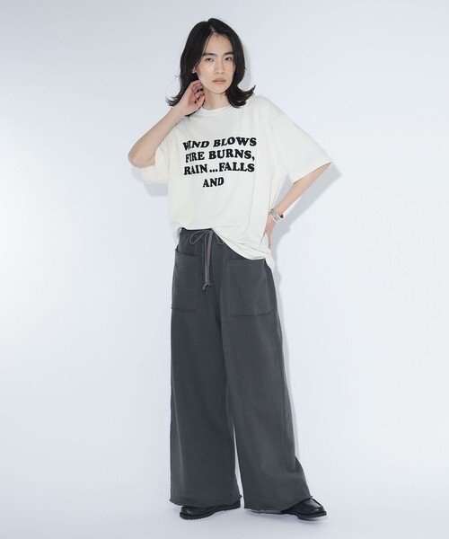maturely（マチュアリー）の「【8/6値下げ】【別注】HEAR MY NAME × maturely / メモラブル プリント Tシャツ（Tシャツ/カットソー・レディース・ブラック/アイボリー・ONE SIZE）」の4枚目の写真