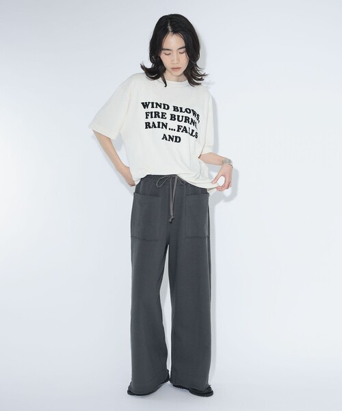 maturely（マチュアリー）の「【8/6値下げ】【別注】HEAR MY NAME × maturely / メモラブル プリント Tシャツ（Tシャツ/カットソー・レディース・ブラック/アイボリー・ONE SIZE）」の5枚目の写真