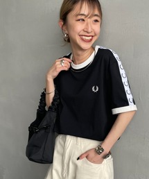 FRED PERRY(�t���b�h�y���[)��[FRED PERRY/�t���b�h�y���[] �g���b�N�e�[�v �V���[�g�X���[�u�����K�[T�V���c(T�V���c/�J�b�g�\�[)