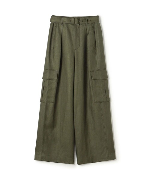 GALERIE VIE(ギャルリー ヴィー)の「ラミーツイル ベルテッドカーゴパンツ(カーゴパンツ・レディース・キャメル/カーキ・32/34/36)」の2枚目の写真