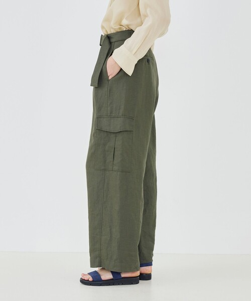 GALERIE VIE(ギャルリー ヴィー)の「ラミーツイル ベルテッドカーゴパンツ(カーゴパンツ・レディース・キャメル/カーキ・32/34/36)」の6枚目の写真