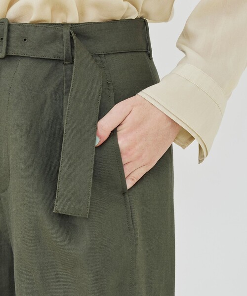 GALERIE VIE(ギャルリー ヴィー)の「ラミーツイル ベルテッドカーゴパンツ(カーゴパンツ・レディース・キャメル/カーキ・32/34/36)」の10枚目の写真