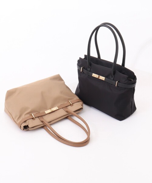 NOLLEY’S（ノーリーズ）の「HINERI A4トートバッグ（トートバッグ・レディース・ブラック/ベージュ・FREE）」の6枚目の写真