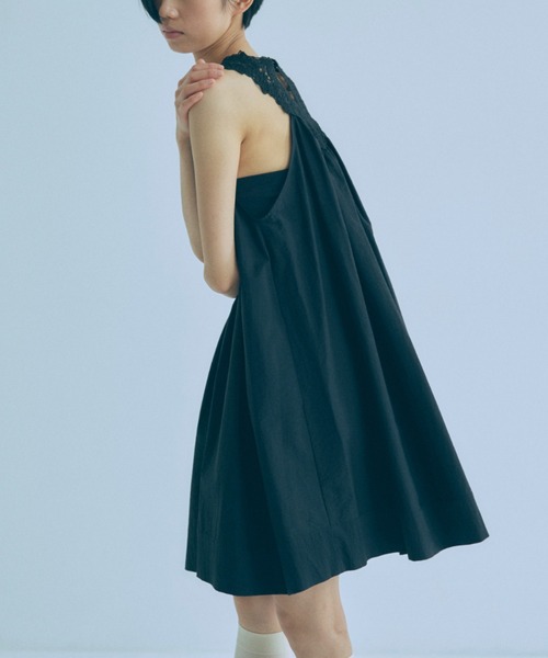 EN NEUME(エンノイム)の「Lace Mini Dress(ワンピース・レディース・ホワイト/ブラック・0/1)」の3枚目の写真