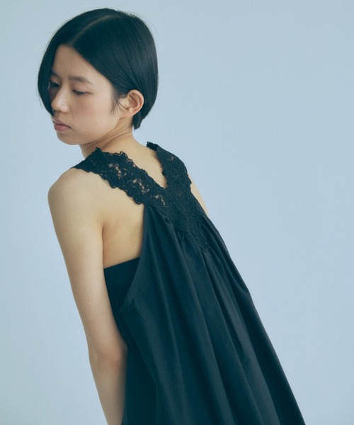 EN NEUME(エンノイム)の「Lace Mini Dress(ワンピース・レディース・ホワイト/ブラック・0/1)」の10枚目の写真