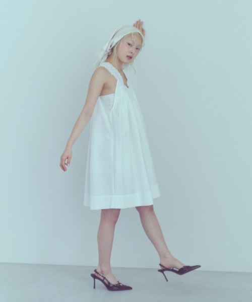 EN NEUME(エンノイム)の「Lace Mini Dress(ワンピース・レディース・ホワイト/ブラック・0/1)」の16枚目の写真