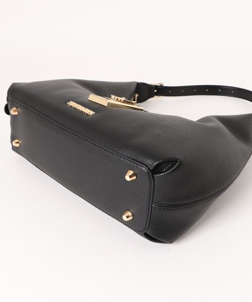 STEVE MADDEN（スティーブマデン）の「ワンハンドルホーボーバッグ/S.MADDEN BOVIE-XS（トートバッグ・レディース・ブラック・F）」の3枚目の写真