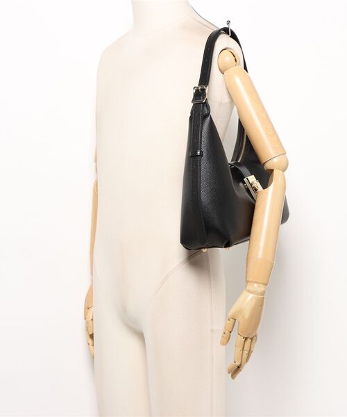 STEVE MADDEN（スティーブマデン）の「ワンハンドルホーボーバッグ/S.MADDEN BOVIE-XS（トートバッグ・レディース・ブラック・F）」の5枚目の写真