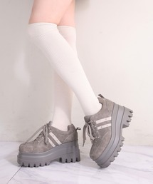 one after another NICE CLAUP（ワンアフターアナザーナイスクラップ）の「ビジュー付きトリプルソールスニーカー（スニーカー）」