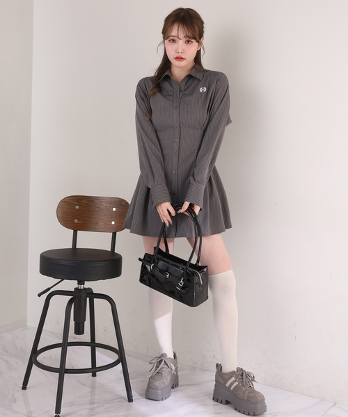 one after another NICE CLAUP（ワンアフターアナザーナイスクラップ）の「ビジュー付きトリプルソールスニーカー（スニーカー・レディース・ホワイト系その他/ホワイト/グレー・S/L/M）」の12枚目の写真