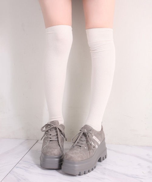 one after another NICE CLAUP（ワンアフターアナザーナイスクラップ）の「ビジュー付きトリプルソールスニーカー（スニーカー・レディース・ホワイト系その他/ホワイト/グレー・S/L/M）」の16枚目の写真