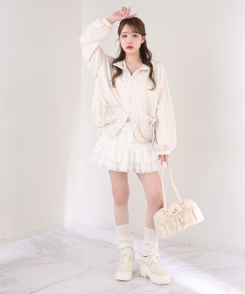 one after another NICE CLAUP（ワンアフターアナザーナイスクラップ）の「ビジュー付きトリプルソールスニーカー（スニーカー・レディース・ホワイト系その他/ホワイト/グレー・S/L/M）」の20枚目の写真