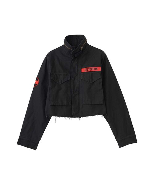 HYSTERIC GLAMOUR（ヒステリックグラマー）の「HYSTERIC GIG ショート丈M65ブルゾン（ブルゾン・レディース・カーキ/ブラック/ベージュ・FREE）」の2枚目の写真