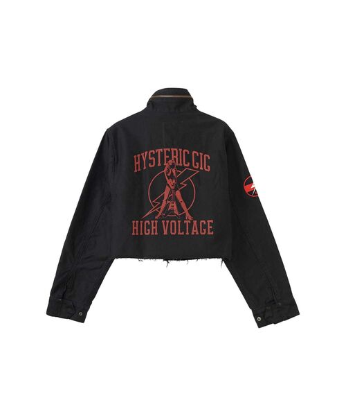 HYSTERIC GLAMOUR（ヒステリックグラマー）の「HYSTERIC GIG ショート丈M65ブルゾン（ブルゾン・レディース・カーキ/ブラック/ベージュ・FREE）」の13枚目の写真
