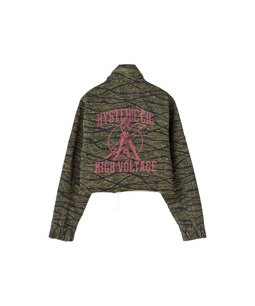 HYSTERIC GLAMOUR(ヒステリックグラマー)の「HYSTERIC GIG ショート丈M65ブルゾン(ブルゾン・レディース・カーキ/ブラック/ベージュ/カーキ系・FREE)」の5枚目の写真